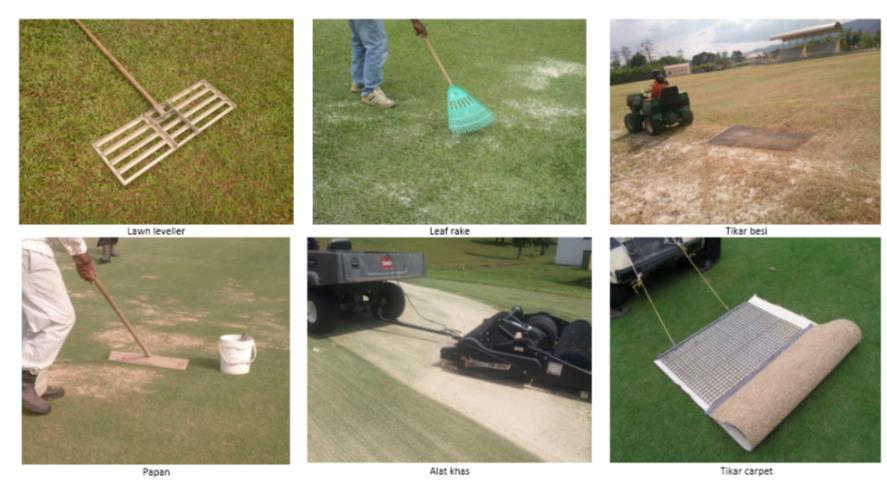 alat tool topdress rata