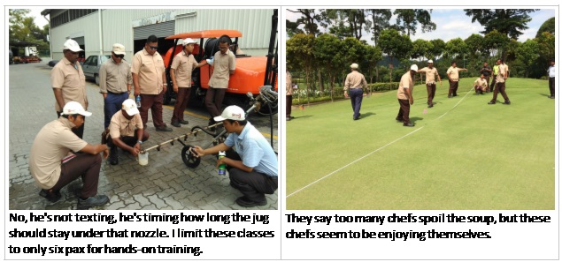 Training day at KLGCC