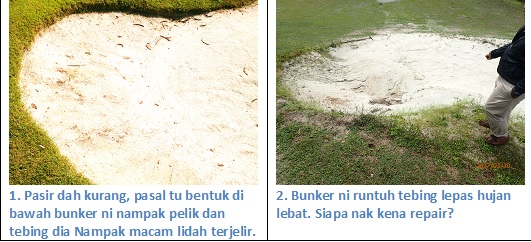 Problems of high faced bunkers